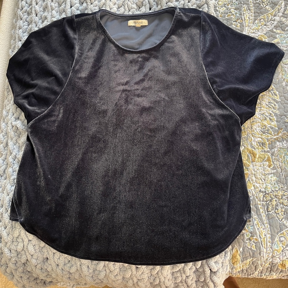 Velvet Blue Madewell shirt